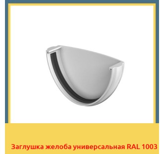 Заглушка желоба универсальная RAL 1003 в Ургенче